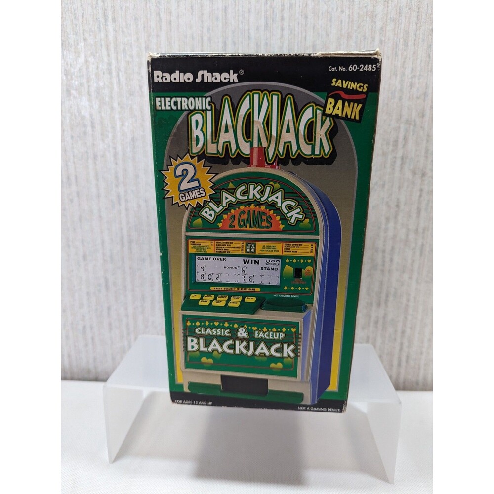 Radio Shack Electronic Blackjack Savings Bank